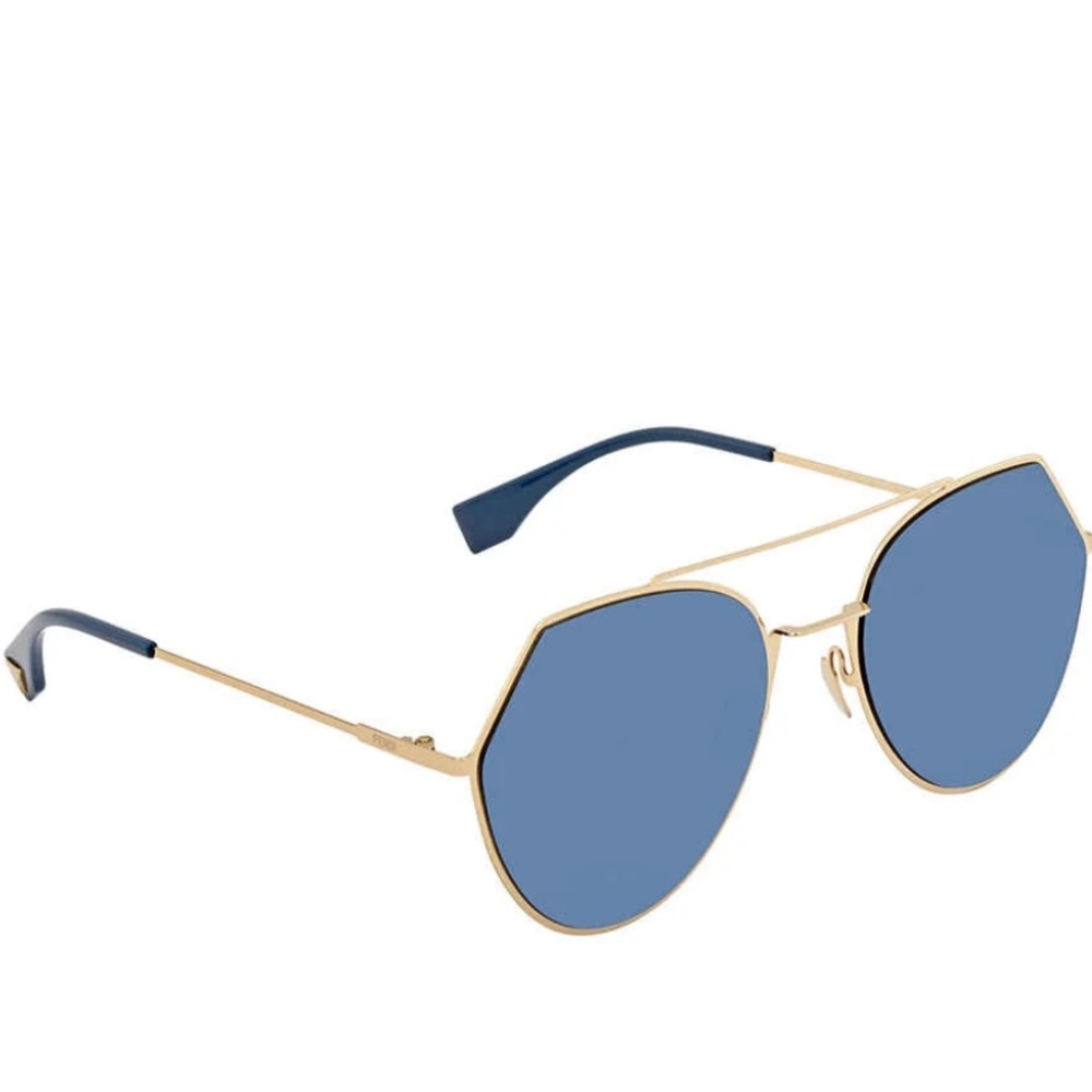Fendi Blue/Gold 140MM Sunglasses